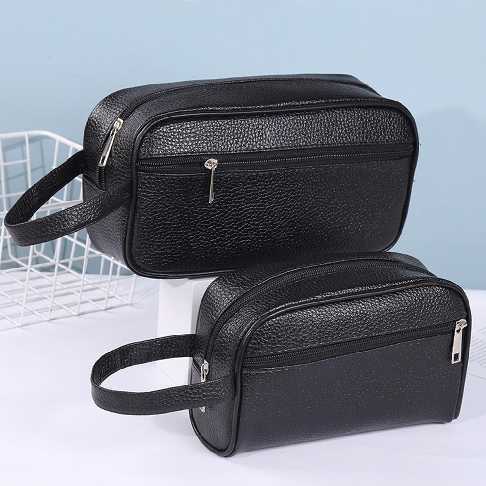 Travel Mens Toiletry Bag PU Le - Makeup Beauty Necessaire のレビューと価格