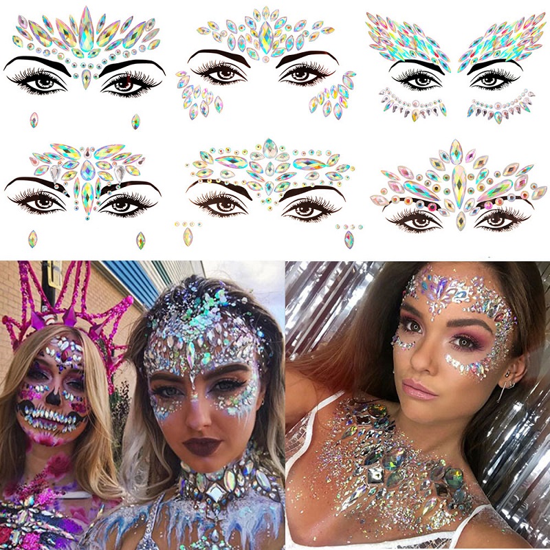 3D Rhinestone Bright Face stic - Beauty Gems Makeup のレビューと価格