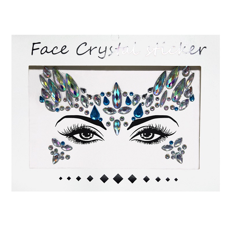 3D Rhinestone Bright Face stic - Beauty Gems Makeup のレビューと価格