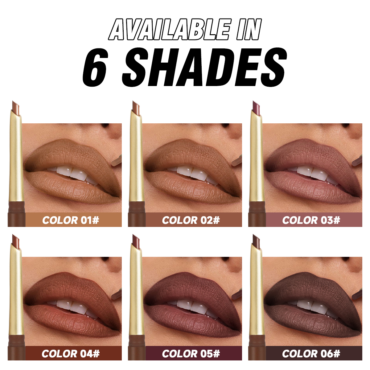 1pc Matte Lip Liner Pencil - S - Lip Liner Pencil のレビューと価格