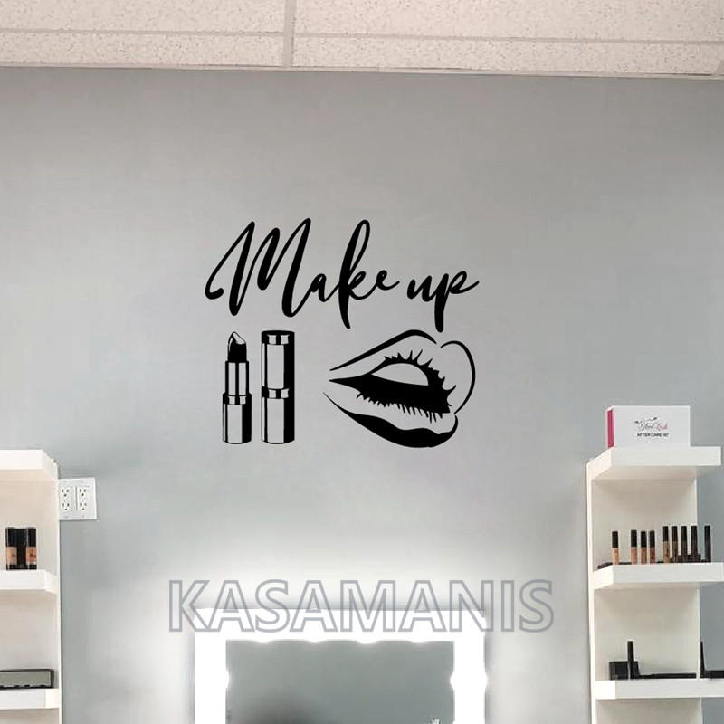 MakeUp Quote Wall Art Decals B - Beauty Makeup Quotes のレビューと価格