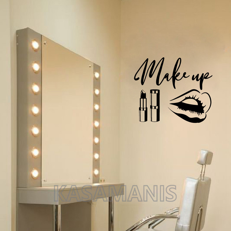MakeUp Quote Wall Art Decals B - Beauty Makeup Quotes のレビューと価格