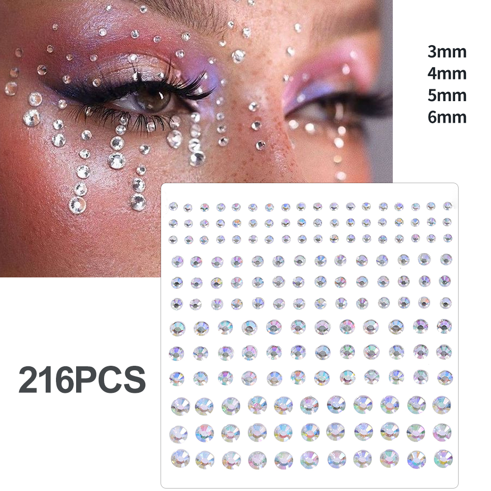 1pcs Face Diamond Water Drops  - Beauty Gems Makeup のレビューと価格