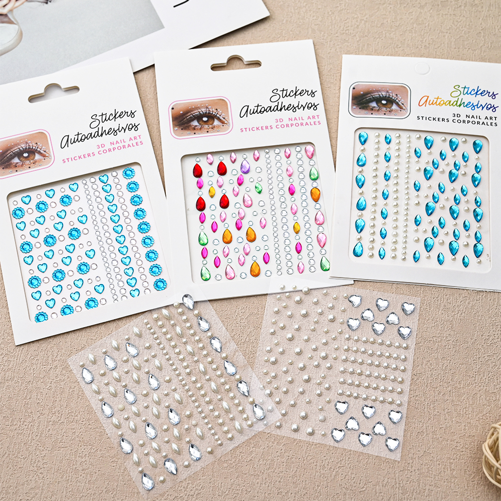 1pcs Face Diamond Water Drops  - Beauty Gems Makeup のレビューと価格