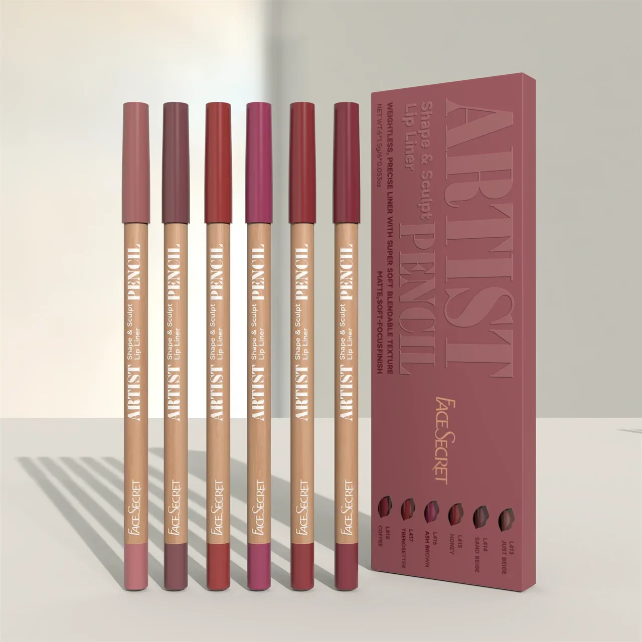 6pcs/set Lip Liner Pen 6 Color - Lip Liner Pencil のレビューと価格