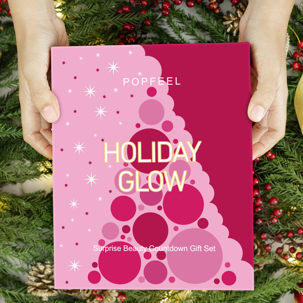 POPFEEL 24 Day Holiday Glow Ad - Beauty Makeup Gift Sets のレビューと価格